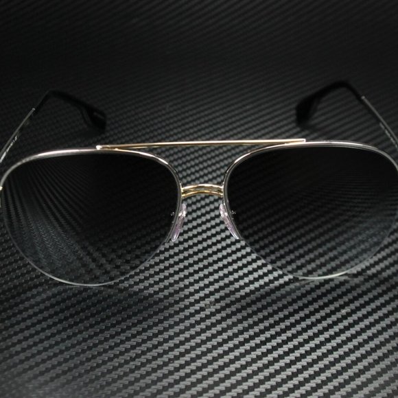 Burberry Silver and Gold Aviator 49mm Sunglasses - Picture 4 of 5